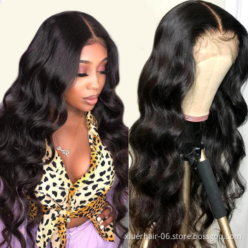 Wholesale Brazilian Hair Glueless HD Lace Front Wig,Transparent Lace Wig 100% Human Hair,13x6 Lace Frontal Wig For Black Women